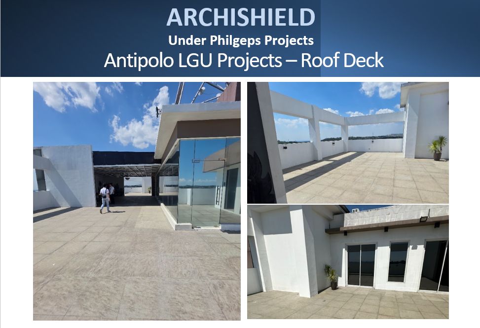 Archi Shield — Antipolo LGU Projects, Roof Deck